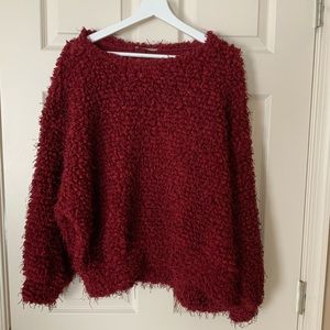 ZARA OVERSIZE FURRY SWEATER